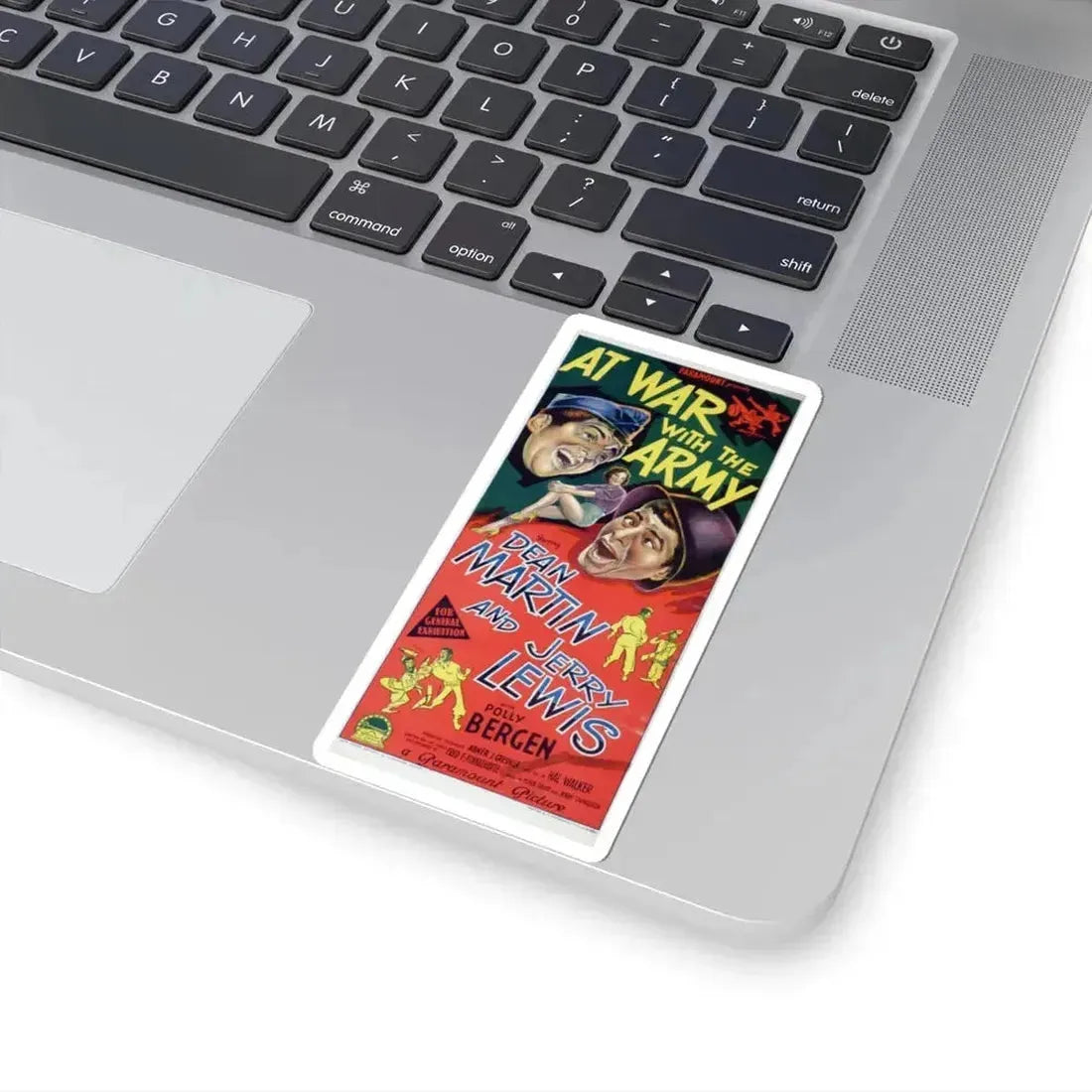 At War with the Army 1950 Movie Poster - STICKER Vinyl Kiss-Cut Decal - The Sticker Space