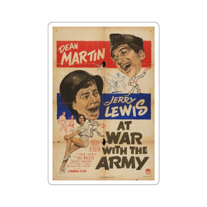 At War with the Army 1950 v2 Movie Poster STICKER Vinyl Die-Cut Decal-3 Inch-The Sticker Space