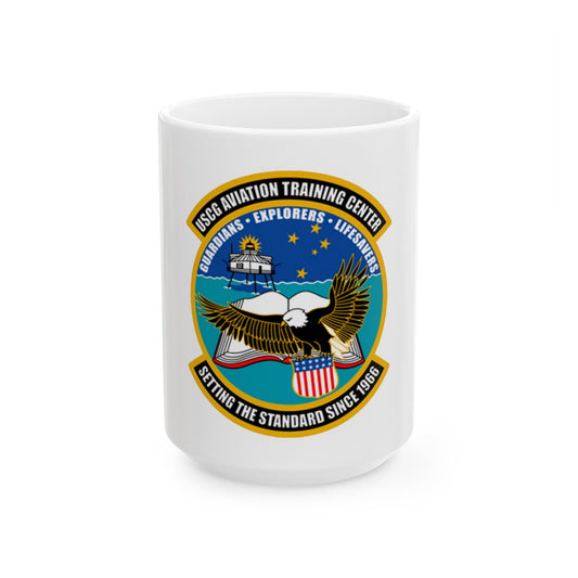 ATC Mobile AL Aviation Training Center (U.S. Coast Guard) White Coffee Mug-15oz-The Sticker Space