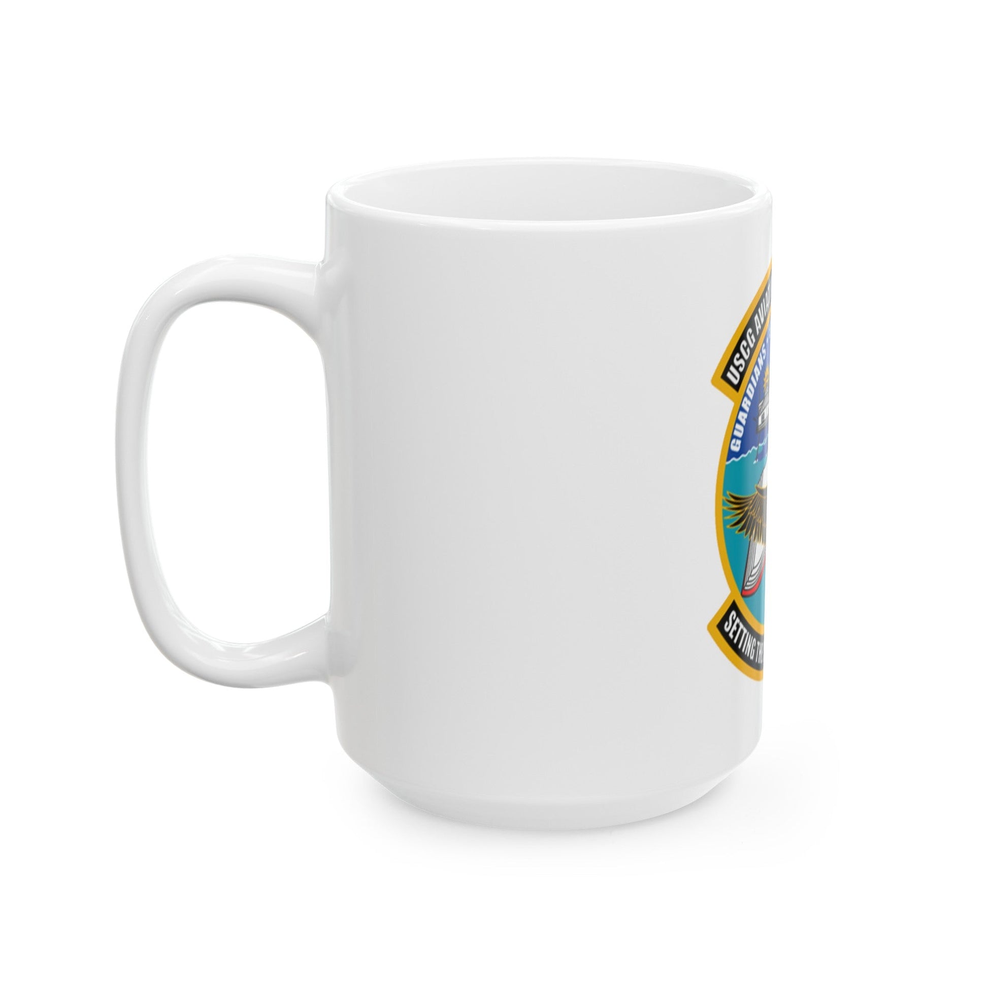 ATC Mobile AL Aviation Training Center (U.S. Coast Guard) White Coffee Mug-The Sticker Space