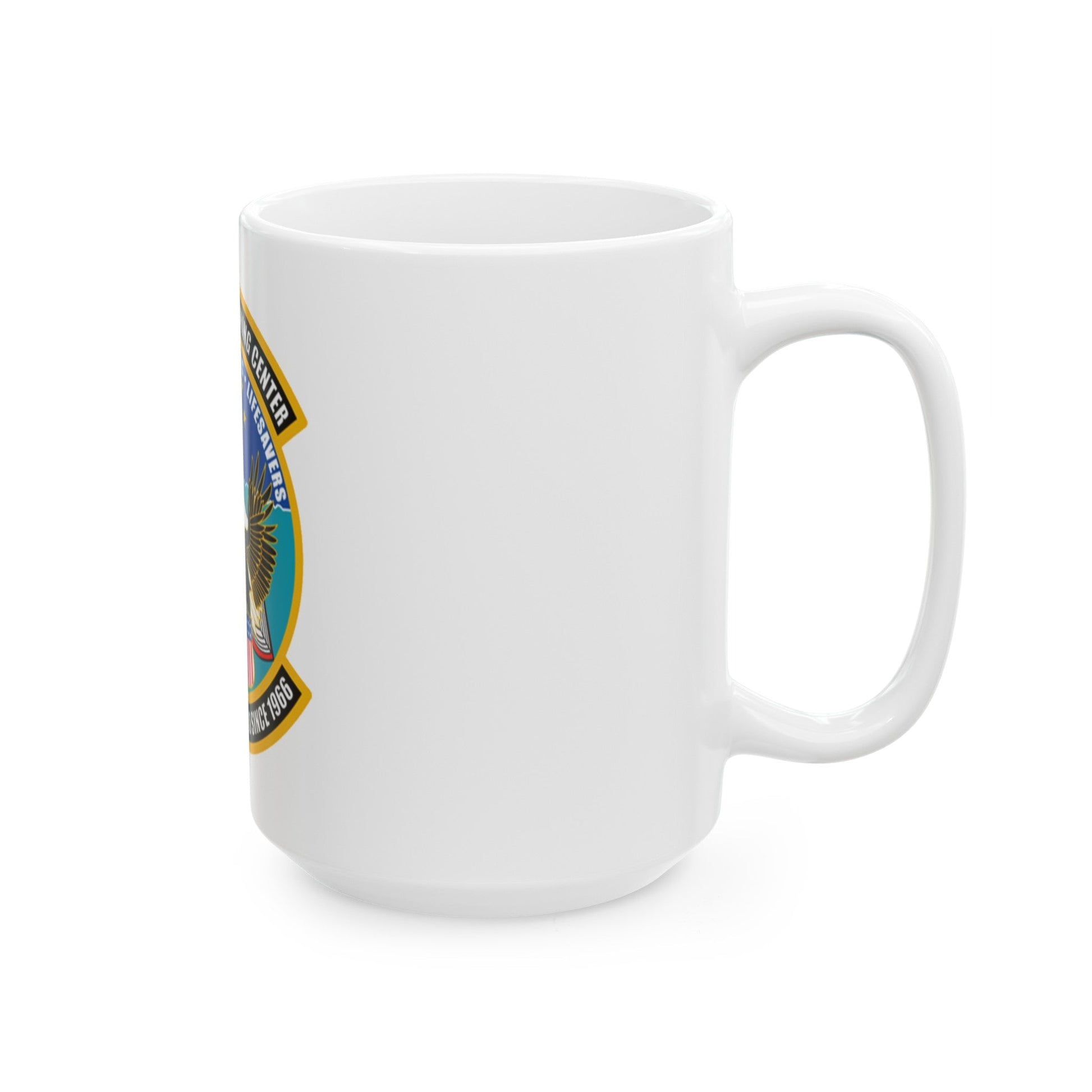 ATC Mobile AL Aviation Training Center (U.S. Coast Guard) White Coffee Mug-The Sticker Space