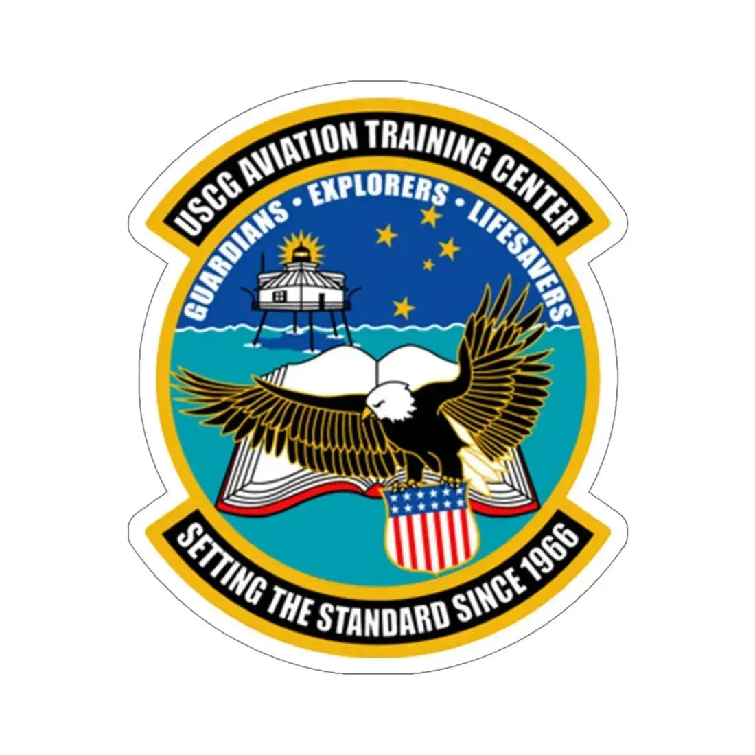ATC Mobile AL Aviation Training Center (U.S. Coast Guard) STICKER Vinyl Die-Cut Decal 5 Inch - The Sticker Space