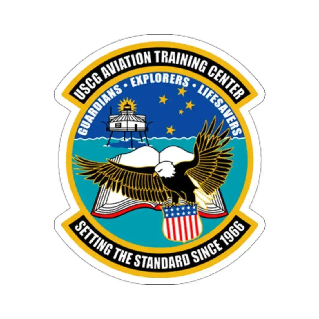 ATC Mobile AL   Aviation Training Center (U.S. Coast Guard) STICKER Vinyl Kiss-Cut Decal - The Sticker Space