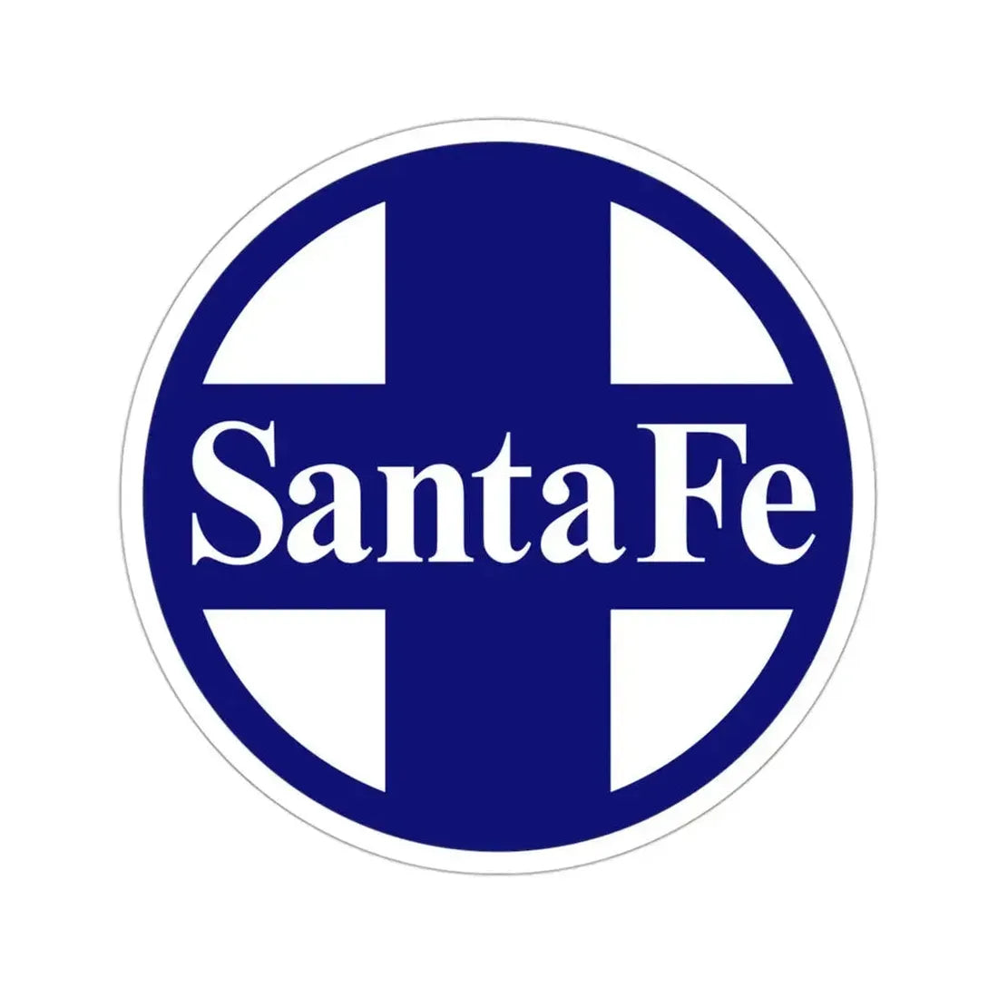 Atchison, Topeka and Santa Fe Railway STICKER Vinyl Die-Cut Decal 3 Inch - The Sticker Space