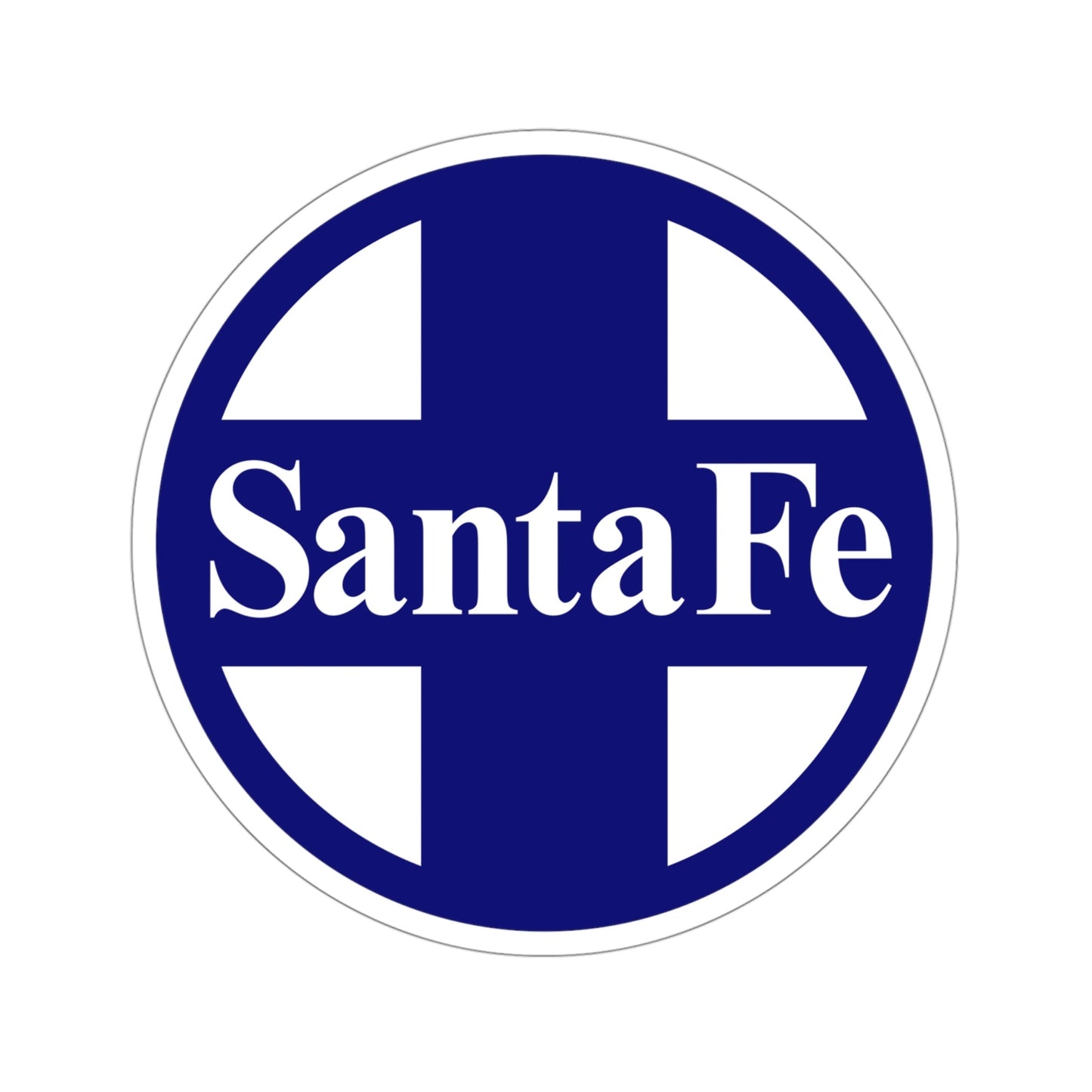 Atchison, Topeka and Santa Fe Railway STICKER Vinyl Die-Cut Decal-4 Inch-The Sticker Space