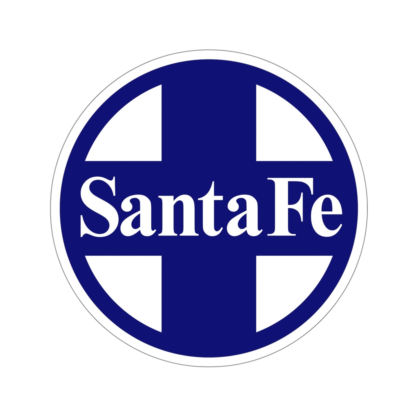 Atchison, Topeka and Santa Fe Railway STICKER Vinyl Die-Cut Decal-5 Inch-The Sticker Space