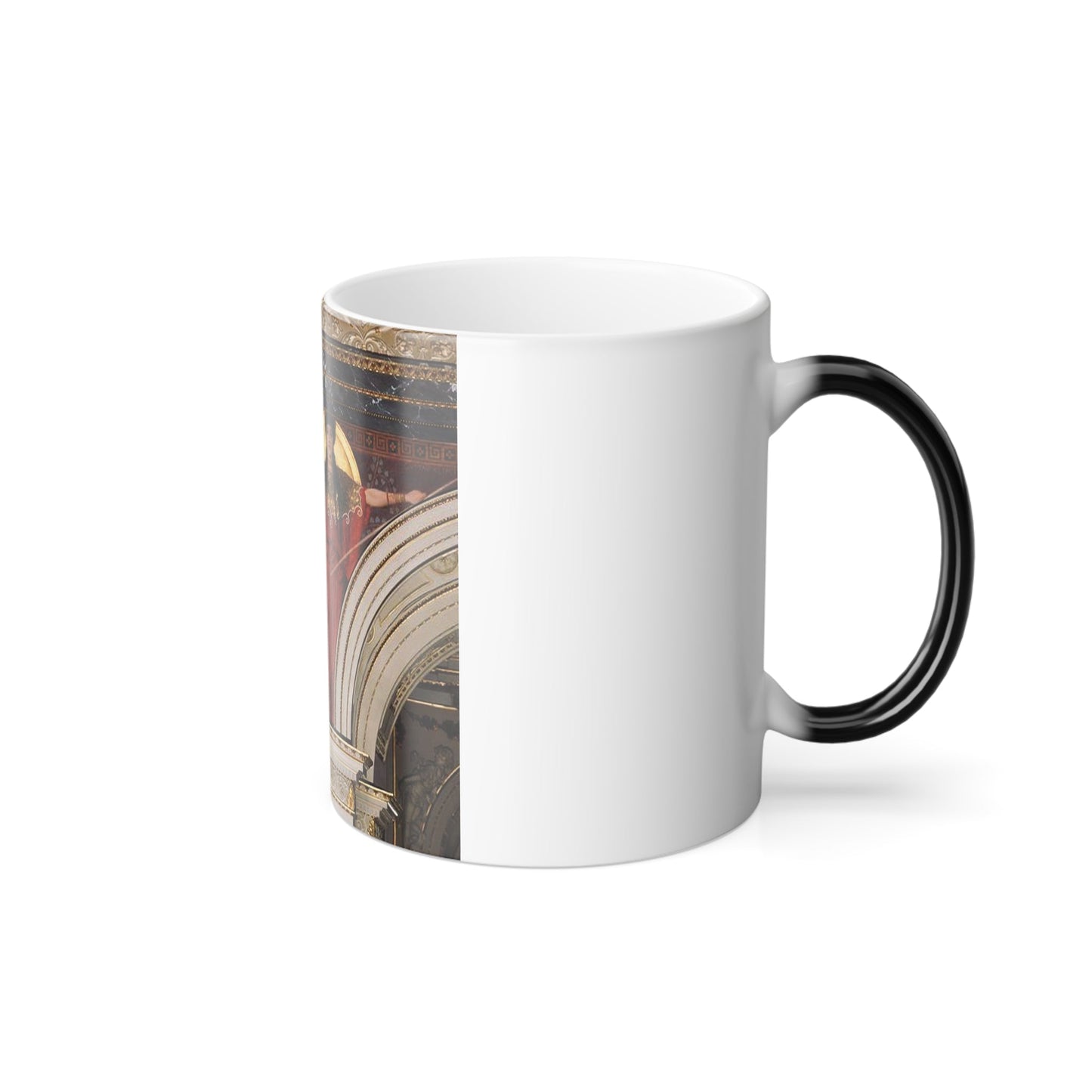 Athena, Klimt, at the Kunsthistorisches in Vienna - Color Changing Mug 11oz-11oz-The Sticker Space