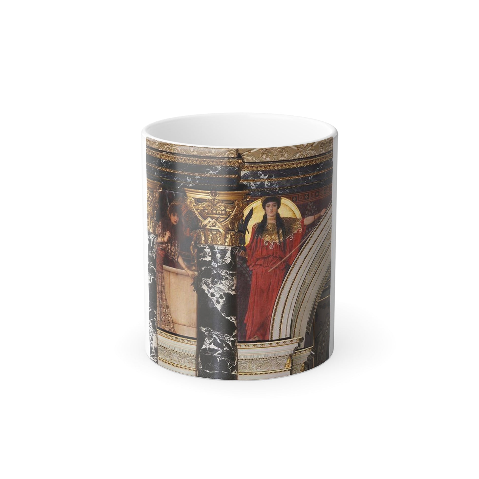 Athena, Klimt, at the Kunsthistorisches in Vienna - Color Changing Mug 11oz-11oz-The Sticker Space