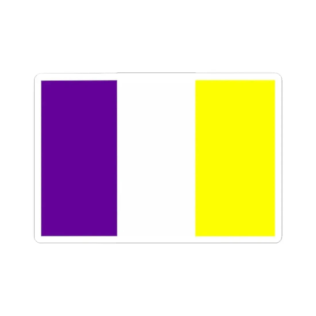 Athvlag (Belgium) STICKER Vinyl Kiss-Cut Decal 2 Inch White - The Sticker Space