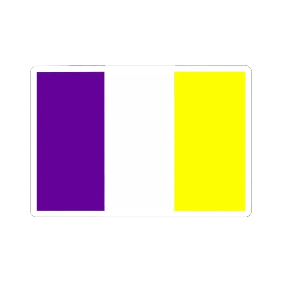 Athvlag (Belgium) STICKER Vinyl Kiss-Cut Decal 3 Inch White - The Sticker Space