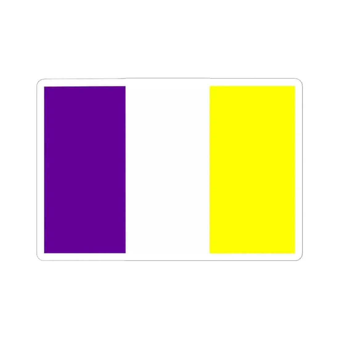 Athvlag (Belgium) STICKER Vinyl Kiss-Cut Decal 6 Inch White - The Sticker Space