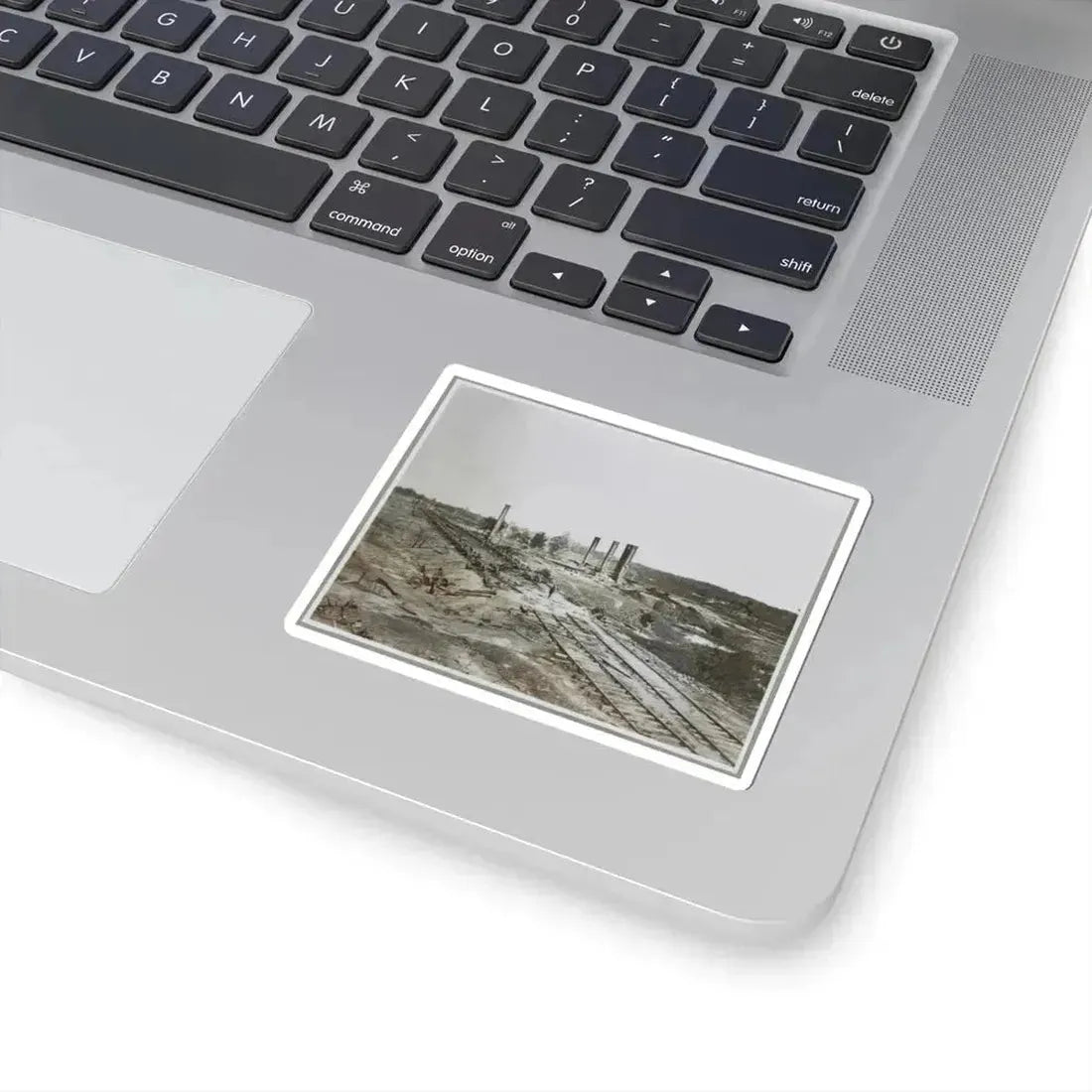 Atlanta, Ga, 1864. Destruction of Hood's Ordnance Train, Georgia Central Railroad (U.S. Civil War) STICKER Vinyl Kiss-Cut Decal - The Sticker Space