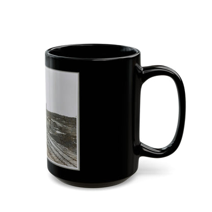 Atlanta, Ga, 1864. Destruction Of Hood's Ordnance Train, Georgia Central Railroad (U.S. Civil War) Black Coffee Mug