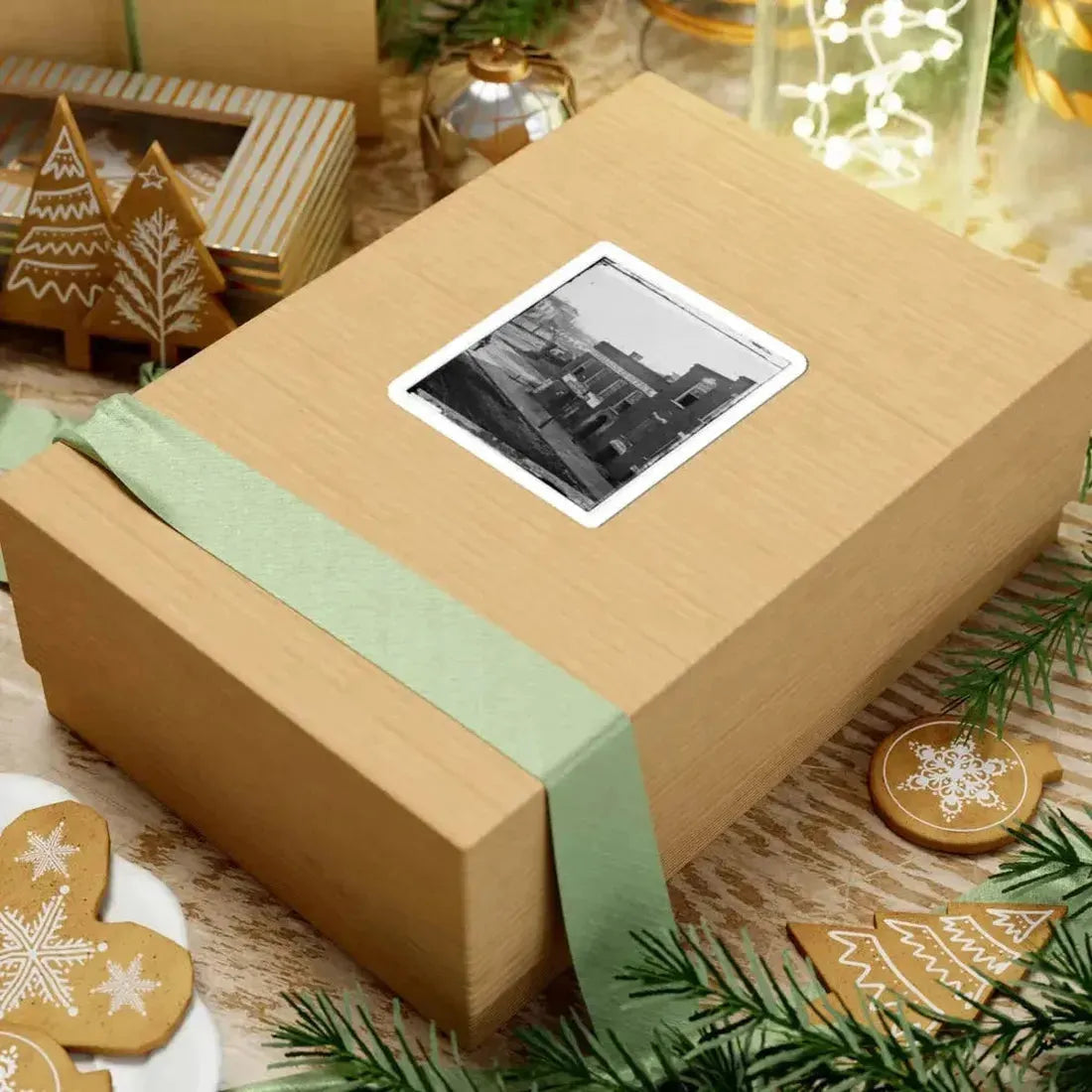 Atlanta, Ga. Atlanta Intelligencer Office by the Railroad Depot (U.S. Civil War) STICKER Vinyl Kiss-Cut Decal - The Sticker Space