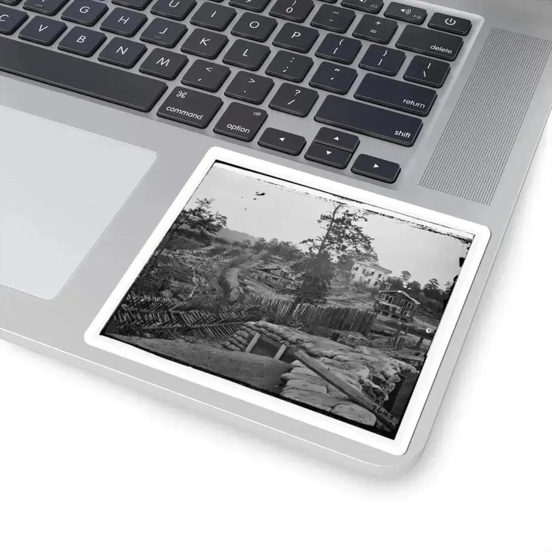 Atlanta, Ga. Confederate Palisades and Chevaux-De-Frise Near Potter House (U.S. Civil War) STICKER Vinyl Kiss-Cut Decal - The Sticker Space