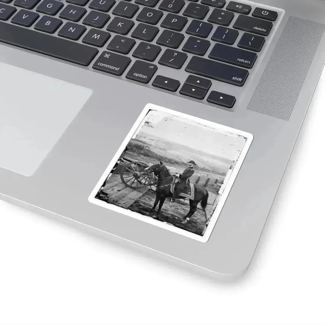 Atlanta, Ga. Gen. William T. Sherman on Horseback at Federal Fort No. 7(2) (U.S. Civil War) STICKER Vinyl Kiss-Cut Decal - The Sticker Space