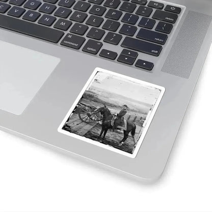 Atlanta, Ga. Gen. William T. Sherman on Horseback at Federal Fort No. 7(2) (U.S. Civil War) STICKER Vinyl Kiss-Cut Decal - The Sticker Space