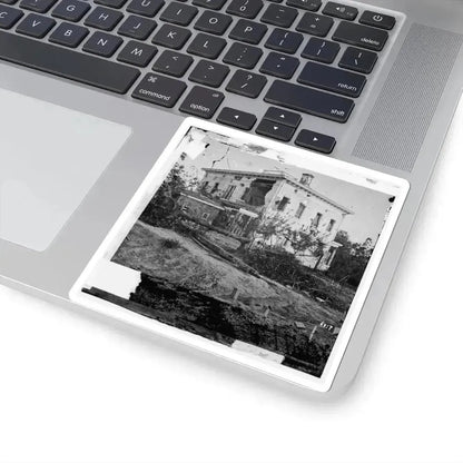 Atlanta, Ga. The Shell-Damaged Ponder House (U.S. Civil War) STICKER Vinyl Kiss-Cut Decal - The Sticker Space