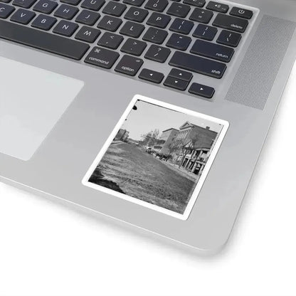 Atlanta, Ga. View on Decatur Street, Showing Trout House and Masonic Hall (U.S. Civil War) STICKER Vinyl Kiss-Cut Decal - The Sticker Space