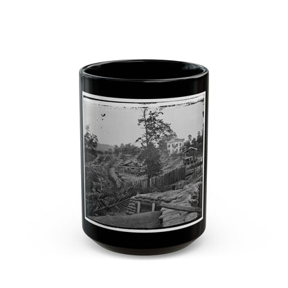 Atlanta, Ga. Confederate Palisades And Chevaux-De-Frise Near Potter House (U.S. Civil War) Black Coffee Mug