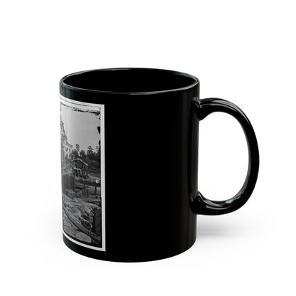 Atlanta, Ga. Confederate Palisades And Chevaux-De-Frise Near Potter House (U.S. Civil War) Black Coffee Mug