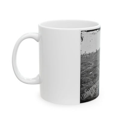 Atlanta, Ga. Confederate Palisades, On North Side Of City (U.S. Civil War) White Coffee Mug