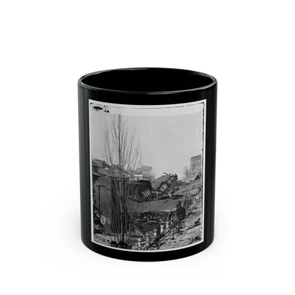 Atlanta, Ga. Ruins Of Depot, Blown Up On Sherman's Departure (U.S. Civil War) Black Coffee Mug