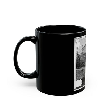 Atlanta, Ga. The Shell-Damaged Ponder House (U.S. Civil War) Black Coffee Mug