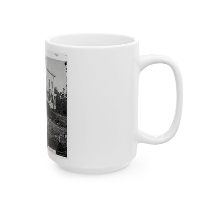 Atlanta, Ga. The Shell-Damaged Ponder House (U.S. Civil War) White Coffee Mug