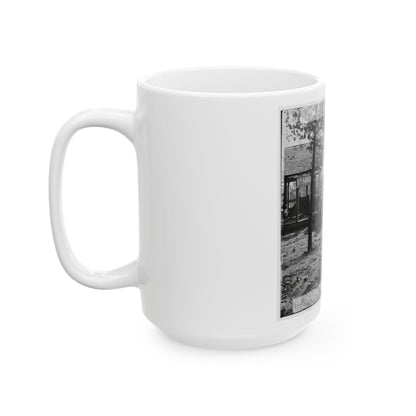 Atlanta, Ga., Vicinity. Federal Pickets Before The City (U.S. Civil War) White Coffee Mug