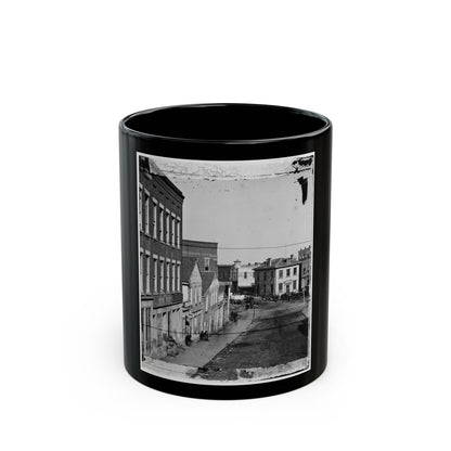 Atlanta, Ga. View On Whitehall Street (U.S. Civil War) Black Coffee Mug-11oz-The Sticker Space