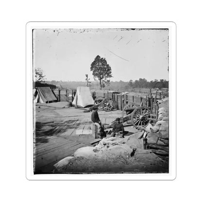 Atlanta, Georgia. Confederate Fort in Front of Atlanta-3 (U.S. Civil War) STICKER Vinyl Kiss-Cut Decal 2 Inch White - The Sticker Space