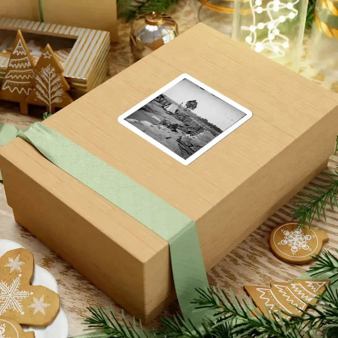 Atlanta, Georgia. Confederate Fort in Front of Atlanta (U.S. Civil War) STICKER Vinyl Kiss-Cut Decal - The Sticker Space