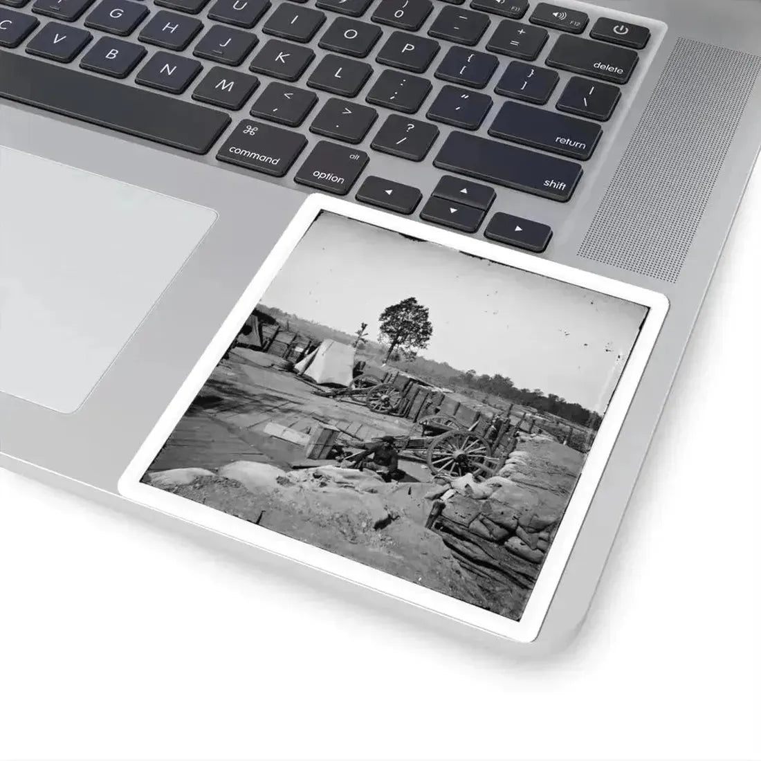 Atlanta, Georgia. Confederate Fort in Front of Atlanta (U.S. Civil War) STICKER Vinyl Kiss-Cut Decal - The Sticker Space