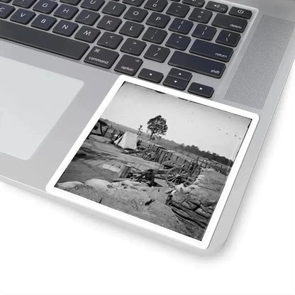 Atlanta, Georgia. Confederate Fort in Front of Atlanta (U.S. Civil War) STICKER Vinyl Kiss-Cut Decal - The Sticker Space