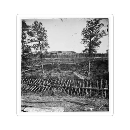 Atlanta, Georgia. Confederate Fortifications(2) (U.S. Civil War) STICKER Vinyl Kiss-Cut Decal 6 Inch White - The Sticker Space