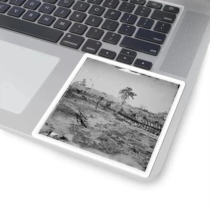 Atlanta, Georgia. Confederate Fortifications (Shown Is George N. Barnard, Photographer and His Dark Room) (U.S. Civil War) STICKER Vinyl Kiss-Cut Decal - The Sticker Space