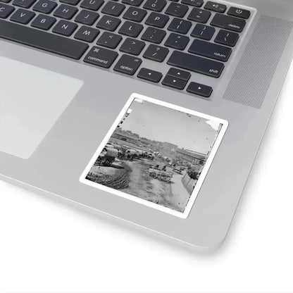 Atlanta, Georgia. Federal Army Wagons Railroad Depot (U.S. Civil War) STICKER Vinyl Kiss-Cut Decal - The Sticker Space