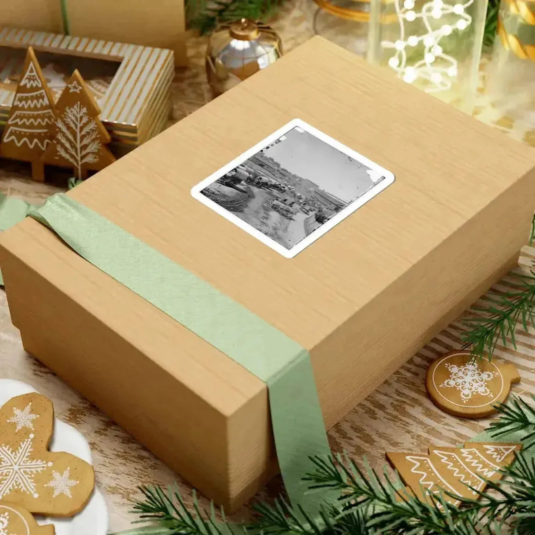 Atlanta, Georgia. Federal Army Wagons Railroad Depot (U.S. Civil War) STICKER Vinyl Kiss-Cut Decal - The Sticker Space