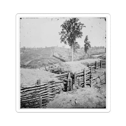 Atlanta, Georgia. Fortifications-2 (U.S. Civil War) STICKER Vinyl Kiss-Cut Decal 2 Inch White - The Sticker Space