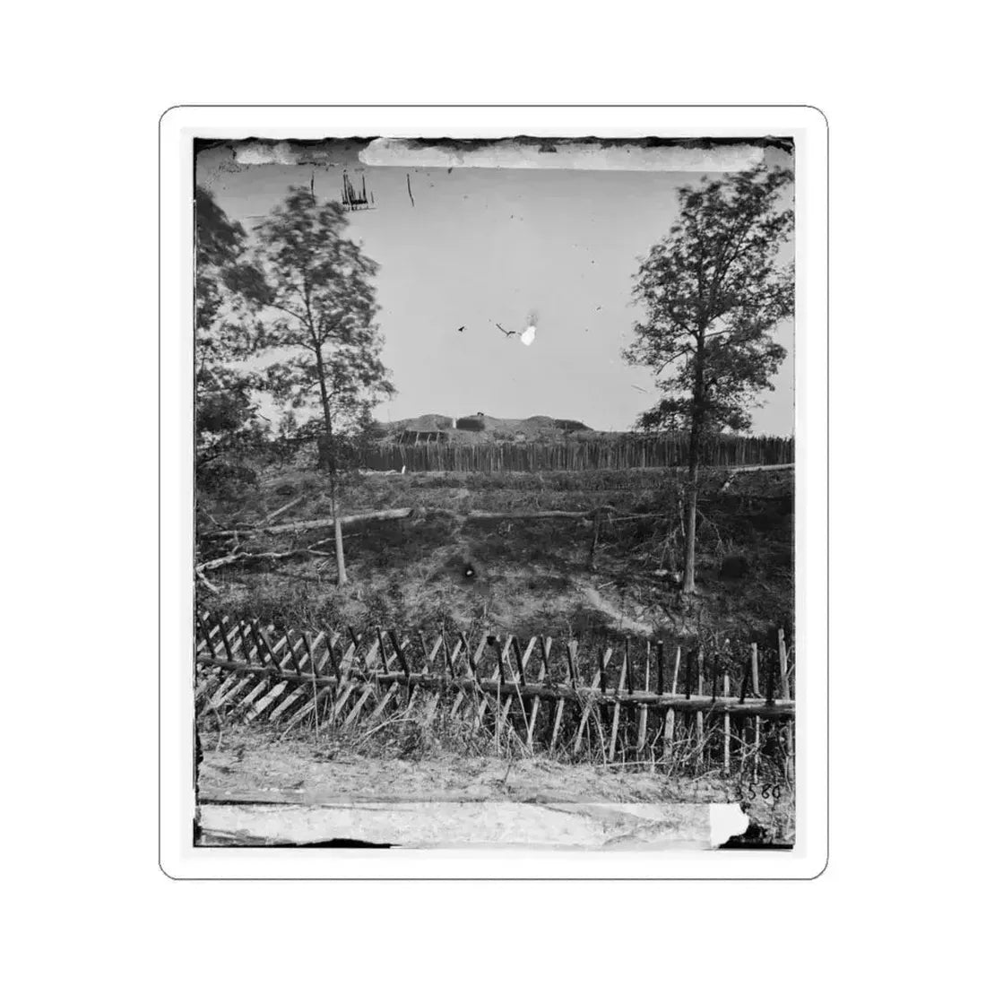 Atlanta, Georgia. Fortifications(2) (U.S. Civil War) STICKER Vinyl Kiss-Cut Decal 4 Inch White - The Sticker Space