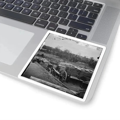 Atlanta, Georgia. Interior View of Confederate Fort, East of W. & A. Railroad, Looking East (U.S. Civil War) STICKER Vinyl Kiss-Cut Decal - The Sticker Space