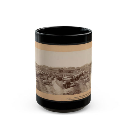 Atlanta, Georgia, Just After Its Capture (U.S. Civil War) Black Coffee Mug-15oz-The Sticker Space