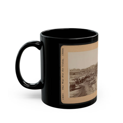 Atlanta, Georgia, Just After Its Capture (U.S. Civil War) Black Coffee Mug-The Sticker Space