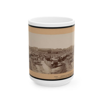 Atlanta, Georgia, Just After Its Capture (U.S. Civil War) White Coffee Mug