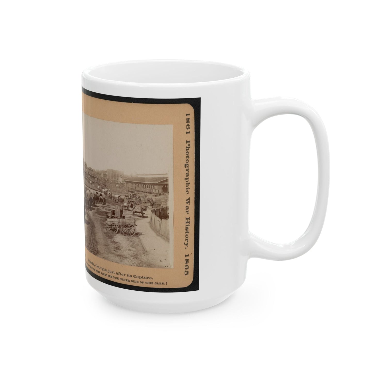 Atlanta, Georgia, Just After Its Capture (U.S. Civil War) White Coffee Mug