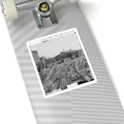 Atlanta, Georgia. Railroad Depot (U.S. Civil War) STICKER Vinyl Kiss-Cut Decal - The Sticker Space