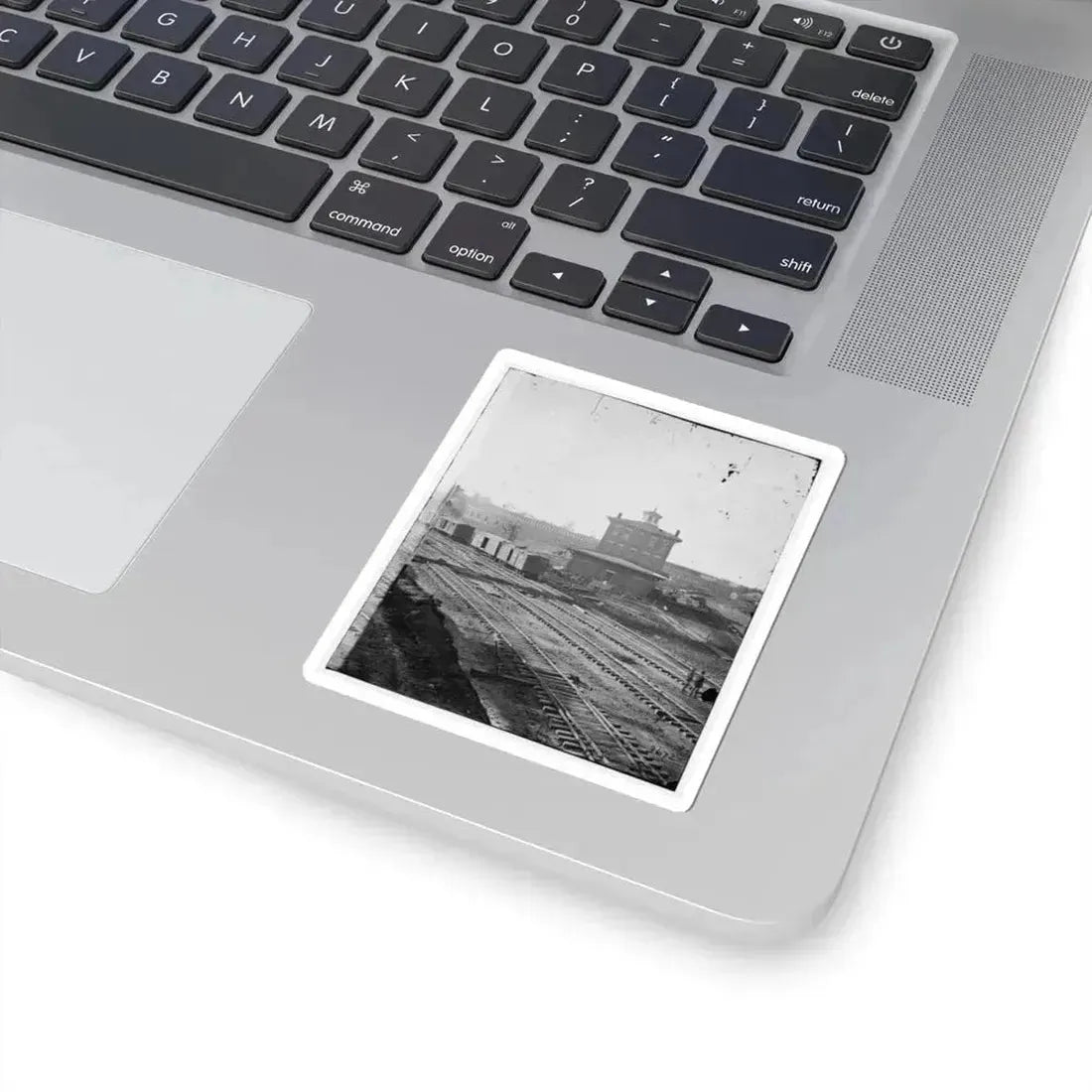 Atlanta, Georgia. Railroad Roundhouse (U.S. Civil War) STICKER Vinyl Kiss-Cut Decal - The Sticker Space