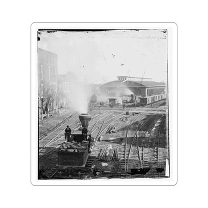 Atlanta, Georgia. Railroad Yards (U.S. Civil War) STICKER Vinyl Kiss-Cut Decal 6 Inch White - The Sticker Space