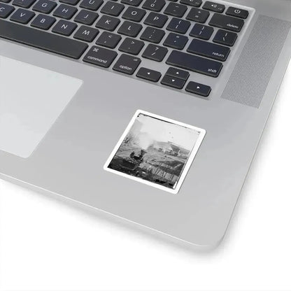 Atlanta, Georgia. Railroad Yards (U.S. Civil War) STICKER Vinyl Kiss-Cut Decal - The Sticker Space